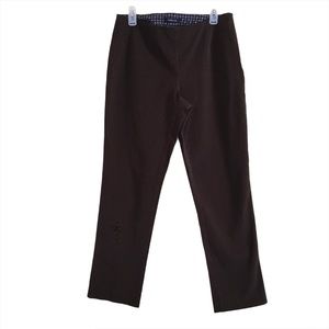 Lands' End Brown Stretch Casual Pants Sz 10